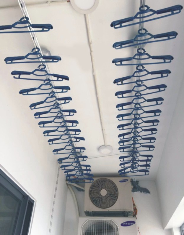 Lắp đặt giàn phơi tại tập đoàn Hà Đô Dịch Vọng Cầu Giấy