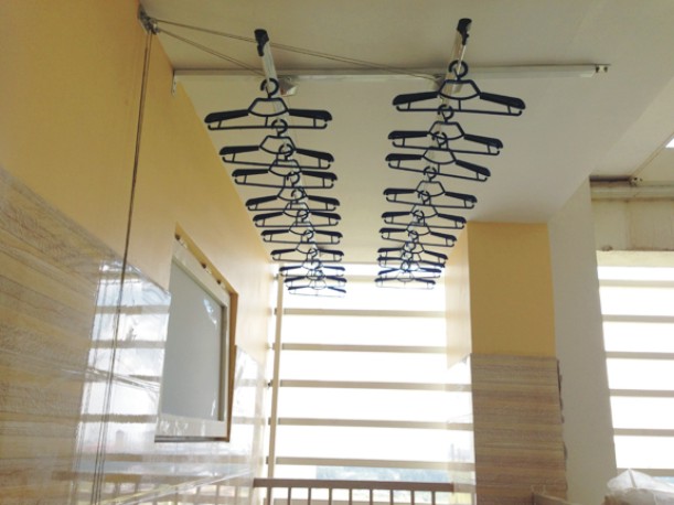 Lắp giàn phơi thông minh tại Thạch bàn Long Biên