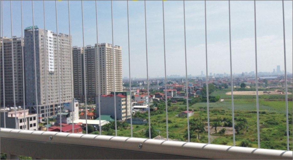 Lắp lưới an toàn ban công tại Tân Việt  Hoài Đức
